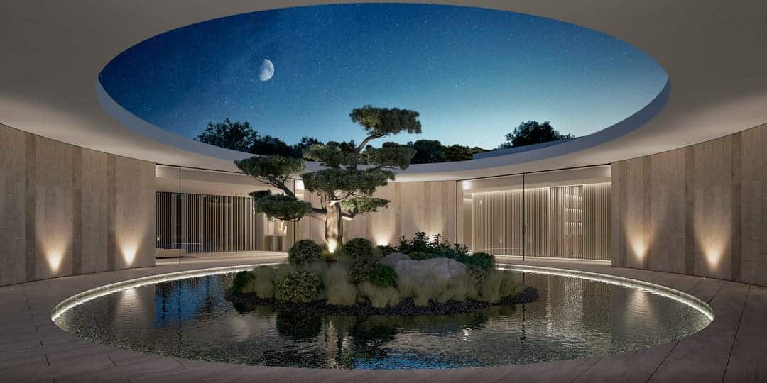 entrada a villa Niwa en The Seven, Sotogrande