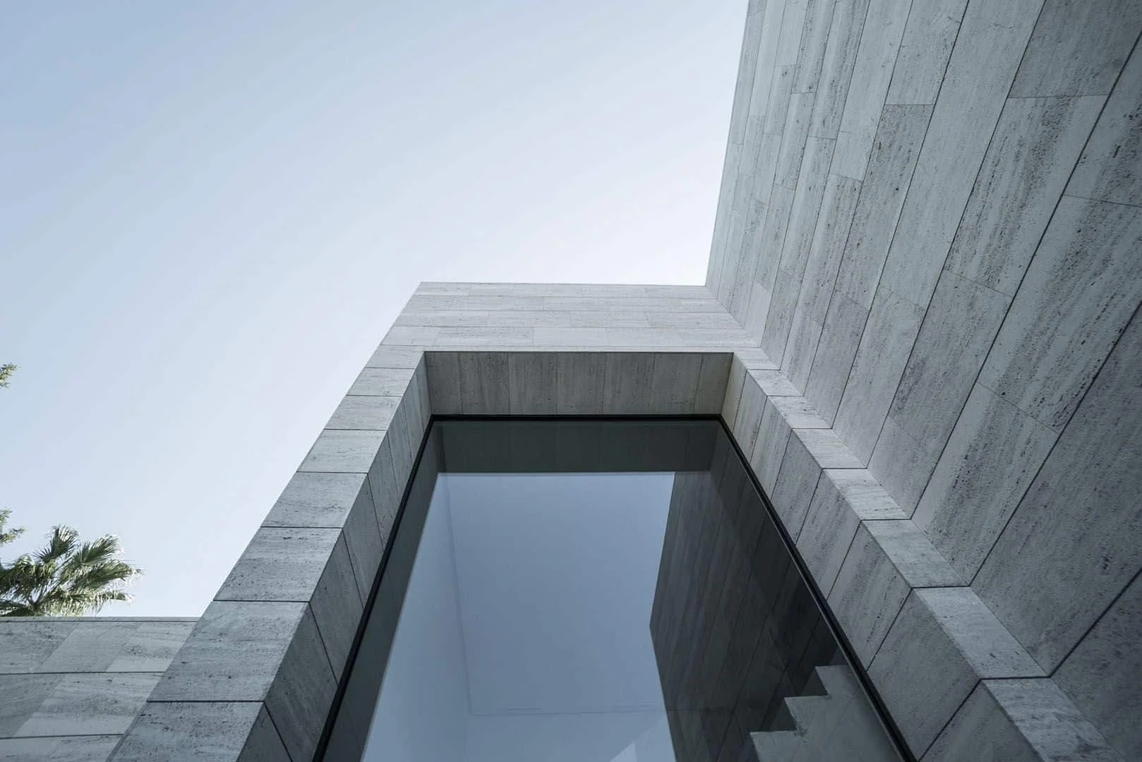 Entrance passage of Logika villa, silent luxury and invisible technology by ARK Architects
