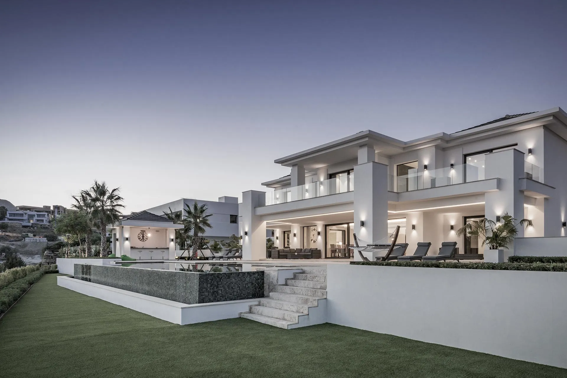 State-of-the-art outdoor terrace with premium materials and seamless indoor-outdoor transition.