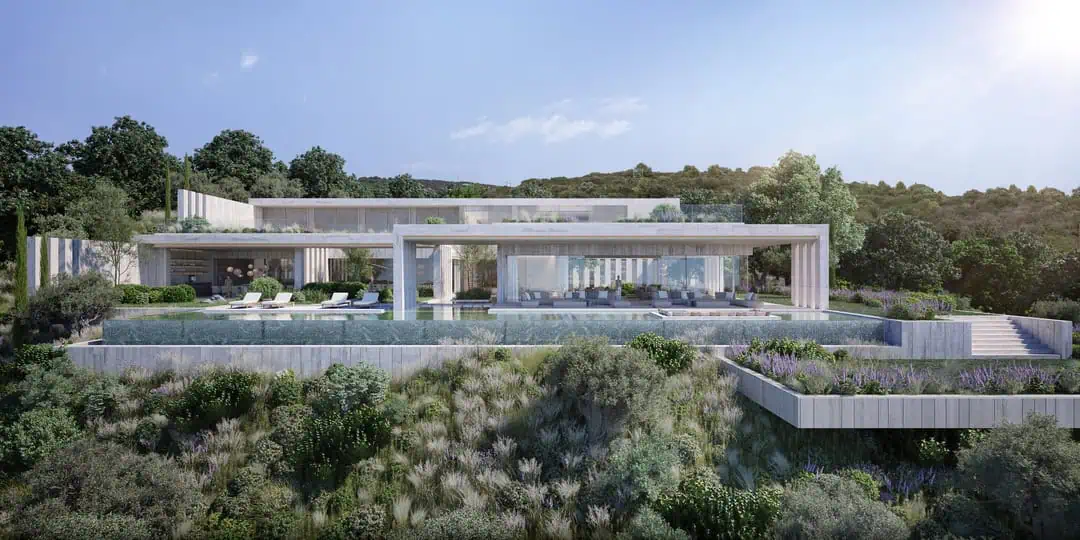 front view VIDA by ark architects in sotogrande