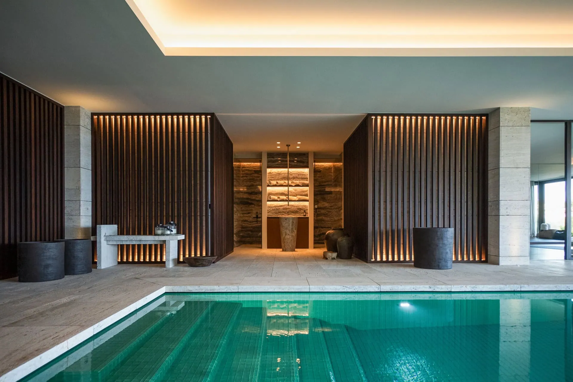 ark architects design spa relaxing villa camojan