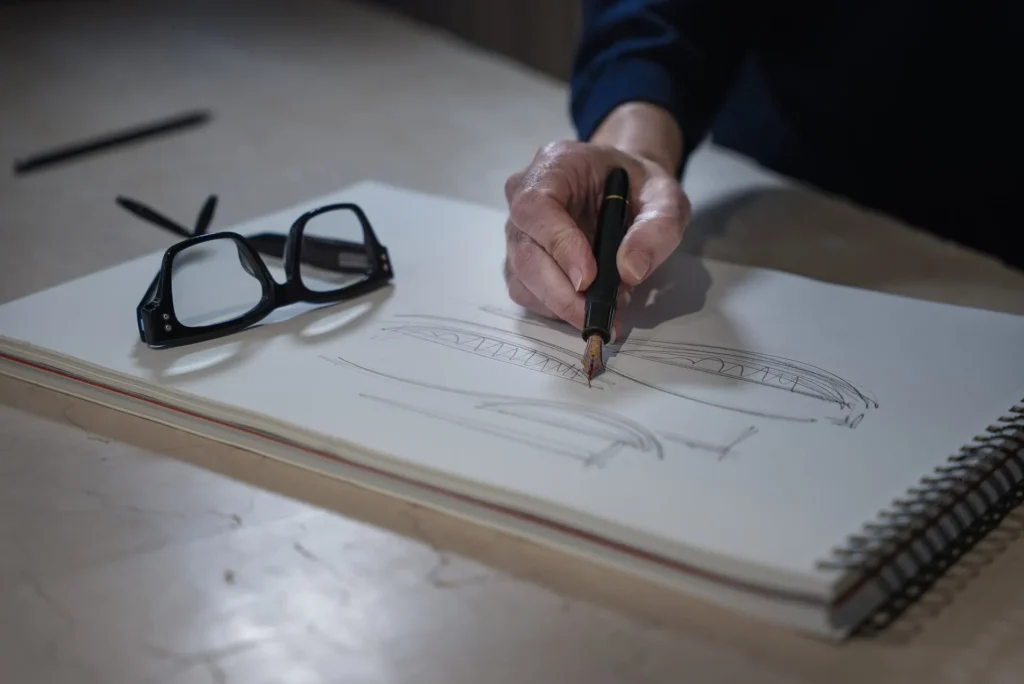 manuel ruiz moriche work in progress sketching