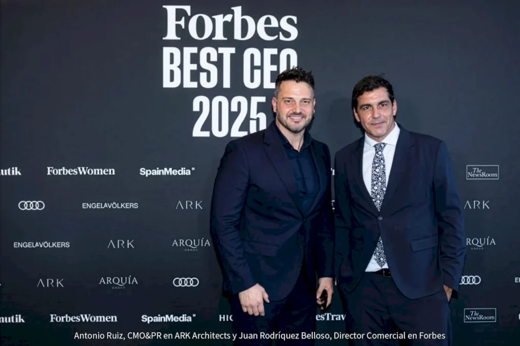 Presentación de los premios Forbes 2025. Antonio Ruiz y Juan Rodriguez